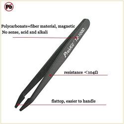 Pro sKit Penseta conductiva cu varful plat ProsKit (TZ-100D)