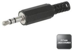 Goobay Mufa Jack 2.5 mm stereo tata cu protectie cablu Goobay (11005) - habo