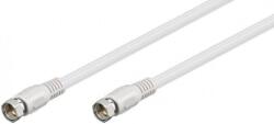 Goobay Cablu antena satelit F tata - F tata 10m alb Goobay (50741)
