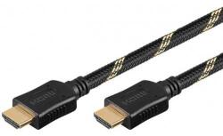 Goobay Cablu Hdmi 1.5m 2.0v Ethernet 3D manta bumbac Goobay (63805) - habo