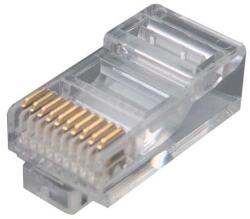 ENCITECH Mufa RJ50 tata 10 pini 10p10c pe cablu IDC de crimpat ENCITECH RJ48-10P10CR (RJ48-10P10CR) - habo