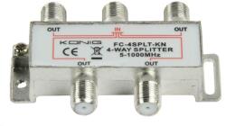 König Distribuitor semnal TV 4 cai 862 Mhz Konig (FC-4SPLT-KN)