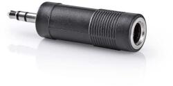 Nedis Adaptor audio stereo Nedis Jack 3.5 mm tata - Jack 6.35 mm mama negru 1buc CAGP22935BK (CAGP22935BK) - habo