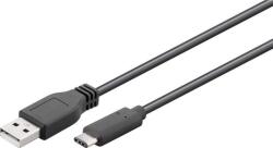 Goobay Cablu USB 2.0 tata la USB Type C tata 3m 3A negru Goobay (55469)