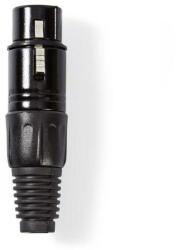 Nedis Conector XLR 3-Pin mama negru Nedis (COTP15902BK)