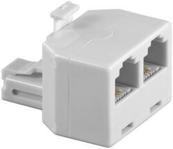 Goobay Adaptor RJ11 tata la 2x RJ11 mama alb Goobay (93050)