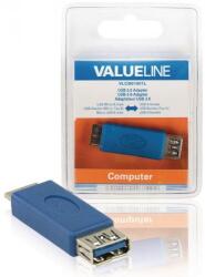 Valueline Adaptor USB 3.0 Micro USB B tata 3.0 - USB A mama 3.0 albastru VALUELINE (VLCB61901L) - habo