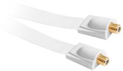 Cabletech Cablu plat cu mufa F mama - F mama pentru trecere fereastra KPO3834F (KPO3834F) - habo