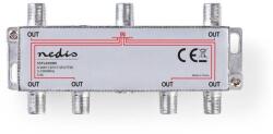 Nedis Splitter distribuitor semnal TV Nedis 6 cai 5-1000Mhz 10dB Max (SSPL600ME) - habo