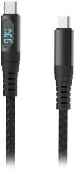 V-TAC Cablu USB Type C - USB Type C 1m cu afisaj 5A V-Tac SKU-7746 (SKU-7746)