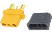 AMASS Mufa alimentare DC XT30 mama 3 pini pe cablu lipite 15A 500V AMASS ICX301-F (ICX301-F) - habo