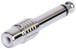 BST Adaptor JACK 6.35 mm tata - RCA mama MONO metal BST 18-5584 (18-5584)