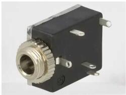 Lumberg Conector Jack 3.5 mm LUMBERG 1503-09 soclu mama stereo cu intrerupator dublu cu montare pe placa /panou (1503-09) - habo