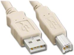 Gembird Cablu USB 2.0 A la USB B impimanta 1.8m crem Micro Connect Gembird (USBAB2) - habo