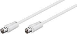 Goobay Cablu COAXIAL TV antena 1.5m tata-tata 75 ohm 70DB Dublu ecranat CCS alb 68145 Goobay (68145)