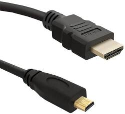 Qoltec Cablu HDMI v1.4 mufa micro HDMI - HDMI mufa 2m negru QOLTEC 50400 (50400)