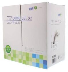 Well Cablu FTP CAT5e 8 fire din cupru 0.50mm Well (FTP5E-CU-305-WL) - habo