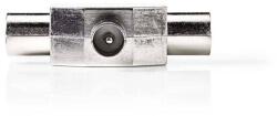 Nedis Splitter TV coaxial tata - 2x coaxial mama metalic Nedis (CSGP40951ME)