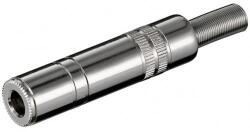 Goobay Mufa Jack 6.35 mm stereo mama metal Goobay (11071) - habo