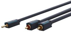 clicktronic Cablu Profesional audio Jack 3.5 mm - 2x RCA 1m cupru OFC Clicktronic 70465 (70465) - habo