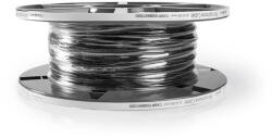 Nedis Cablu microfon 2x0.08mm2 OFC grosime totala 3mm negru Nedis CABR1508BK1000 (CABR1508BK1000)