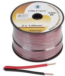 Cabletech Cablu difuzor cupru 2x1mm rosu/negru Cabletech KAB0384 (KAB0384)
