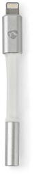 Nedis Adaptor iPhone Apple Lightning 8-Pin tata la Jack 3.5 mm mama 0.15m gri Nedis (CCTB39950AL015)