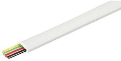 Goobay Cablu telefonic 4 fire alb plat cupru AWG30 Goobay (50268) - habo