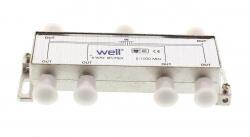 Well Distribuitor semnal TV 6 cai 1000Mhz Well (SPLT-FC/6-WL)