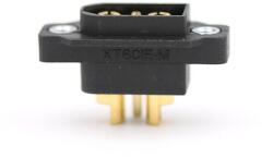 AMASS Soclu alimentare DC XT60 tata 3 pin (2+1) lipire neagra 600V AMASS XT60IE-M (XT60IE-M)