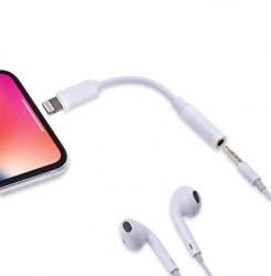 Well Cablu adaptor Lightning tata - STEREO Jack 3.5 mm mama 10cm Well (ADAPT-LIGHTM/3.5MMF-0.1WE-WL) - habo
