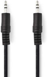 Nedis Cablu audio Jack Stereo 3.5 mm tata - 3.5 mm tata 1.5m Nedis (CAGP22000BK15) - habo