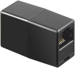 Goobay Adaptor prelungire RJ45 mama-mama negru Goobay (50260) - habo