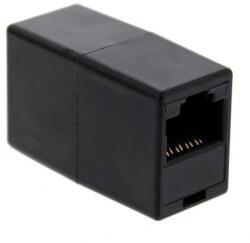 Well Cupla modulara RJ45 8P8C negru Well (TEL-0008-8/8BK-WL) - habo