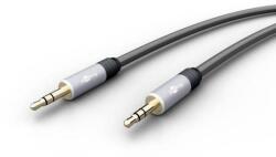 Goobay Cablu audio jack stereo 3.5 mm tata - 3.5 mm tata dublu ecranat 3m Goobay Plus (79126) - habo