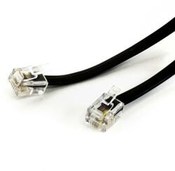 EDC Cablu telefon RJ11 6P4C negru 2m EDC (01-0350)