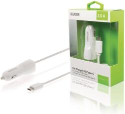 Sweex Incarcator auto 12-24V - USB Type C 3A alb Sweex (CH-010WH)