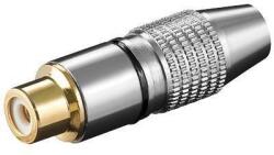 Goobay Mufa RCA mama inel negru metal aurit Goobay (11907) - habo