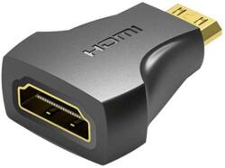 Vention Adaptor HDMI soclu - mini HDMI mufa neagra 4K 30Hz VENTION AISB0-DE (AISB0-DE)