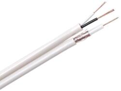 Cabletech Cablu coaxial RG59 si 2x0.5mm Cabletech (KAB0028) - habo