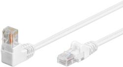Goobay Cablu patch UTP CAT5e RJ45 1x90 grade 2m alb Goobay (94164)