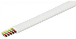 Well Cablu telefon plat 4 fire alb CCS Well pret 1m (TEL-C4100F/WE-CCS-WL) - habo