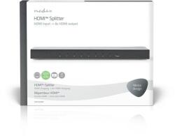 Nedis Splitter HDMI 4K 60Hz 8-porturi 1x intrare HDMI - 8x iesiri HDMI Nedis (VSPL3478AT) - habo