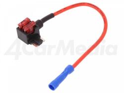 4CarMedia Splitter auto ACN 10A siguranta mini x2 1mm2 culoare rosu 4CarMedia (ROZ.06) - habo