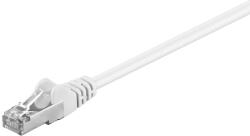 Goobay Cablu CAT5e FTP RJ45-RJ45 1m ecranat alb Goobay (93491) - habo