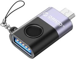 ORICO Adaptor tata Micro USB - USB-A mama Orico WBA-BK negru cu gri 32x21x9mm (WBA-BK)