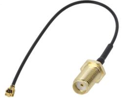 JC Antenna Cablu adaptor IPEX mama 90 grade - SMA mama drept 50cm JC Antenna AD. ANT. 021.4 (AD.ANT.021.4) - habo