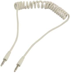 Valueline Cablu audio JACK spiralat 3.5 mm stereo tata la 3.5 mm stereo tata 1m Valueline (VLMP22010W1.00) - habo