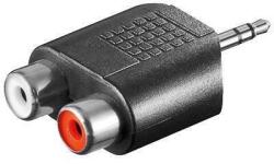 Goobay Adaptor Jack 3.5 mm stereo la 2x RCA mama Goobay (11604) - habo