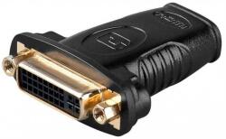 Goobay Adaptor aurit HDMI 19 pini mama la DVI-I 24+5 pini mama Goobay (33905)